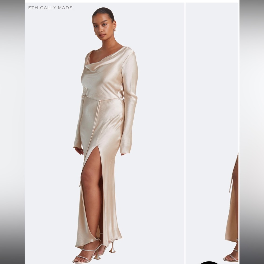 Bec & Bridge | Moon Dance Long Sleeve Cowl Dress